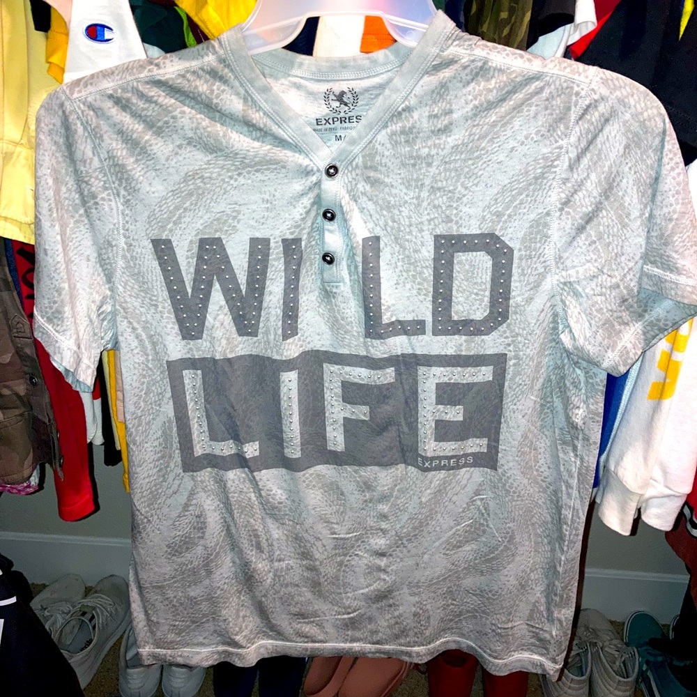 Express “Wild Life” shirt.